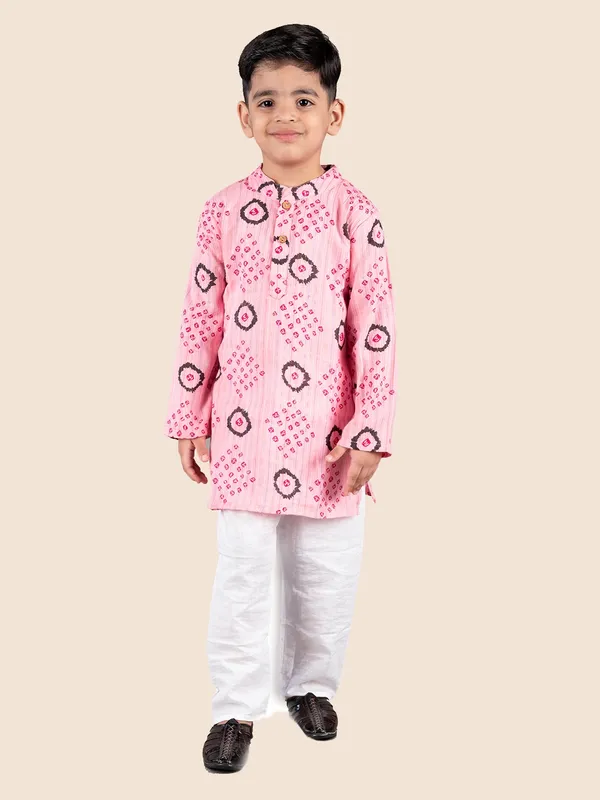 Pink_Printed_Kantha_Woven_Cotton_Kurta_With_Pyjamas