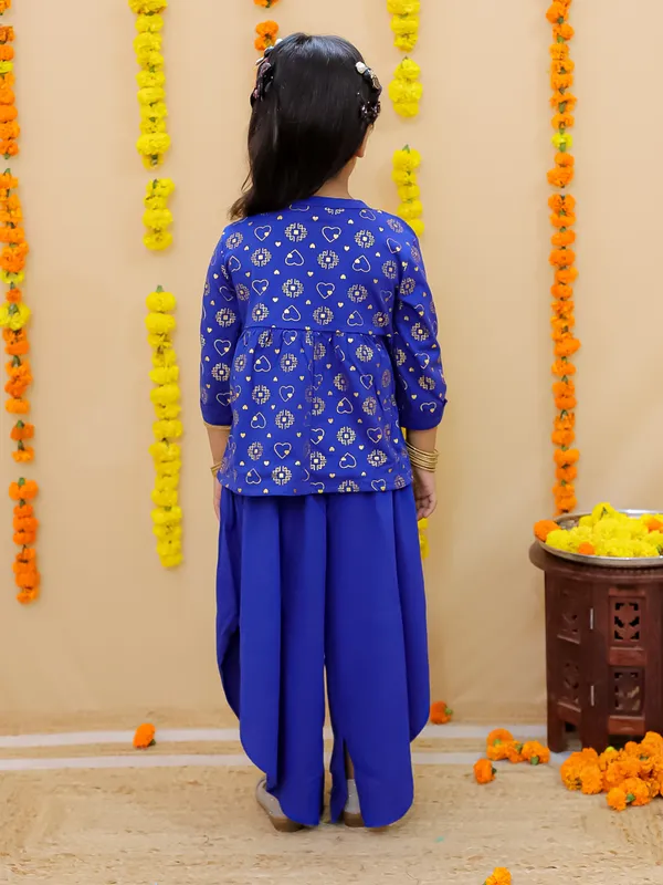 Blue_Printed_Pure_Cotton_Angrakha_With_Harem