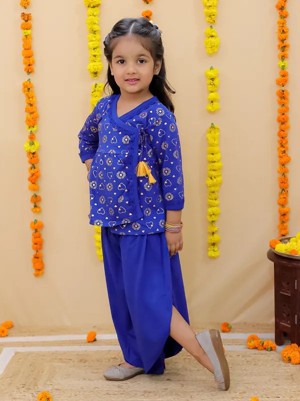 Blue_Printed_Pure_Cotton_Angrakha_With_Harem