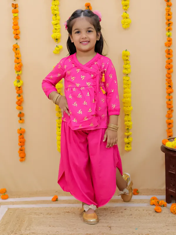 Pink_Printed_Pure_Cotton_Angrakha_With_Harem
