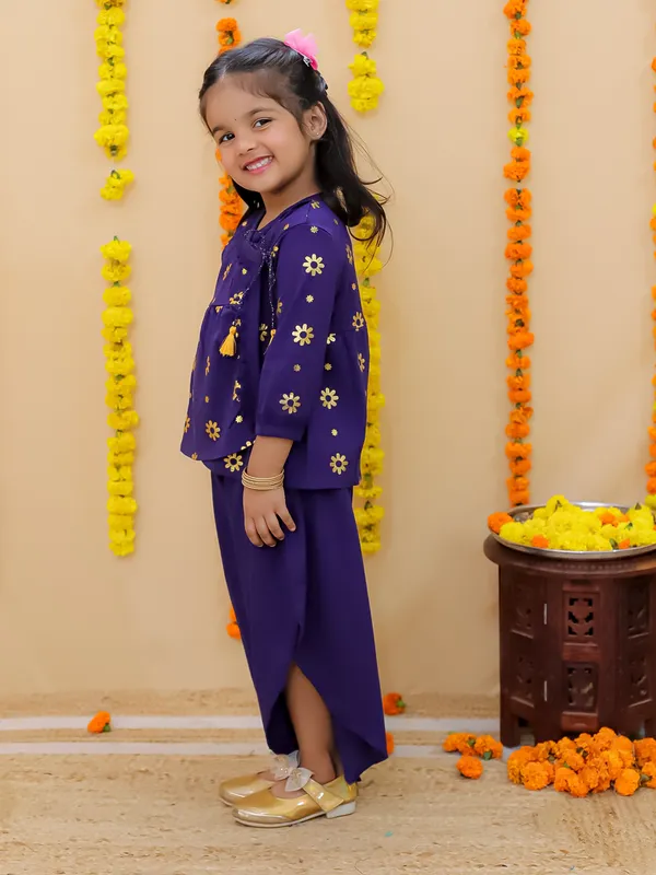 Voilet_Printed_Pure_Cotton_Angrakha_With_Harem