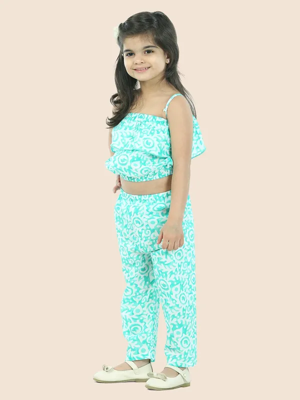 Green_Printed_Pure_Cotton_Crop_Top_With_Pyjamas_Set