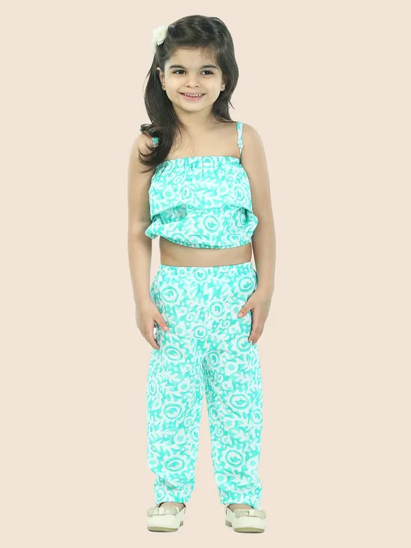 Green_Printed_Pure_Cotton_Crop_Top_With_Pyjamas_Set