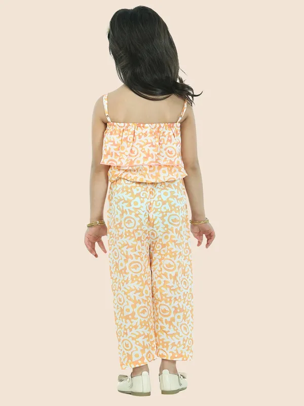 Orange_Printed_Pure_Cotton_Crop_Top_With_Pyjamas_Set