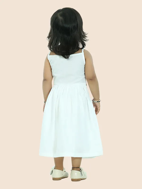 White_Pure_Cotton_Strap_Dress_Embellished_With_Lace