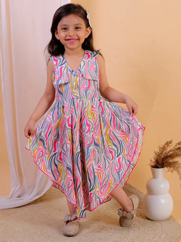 Multi_Colour_Print_Cotton_Peter_Pan_Collar_Dress