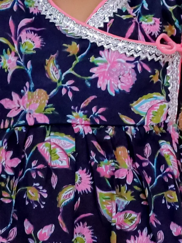 Pure_Cotton_Printed_Anrakha_With_Dhoti