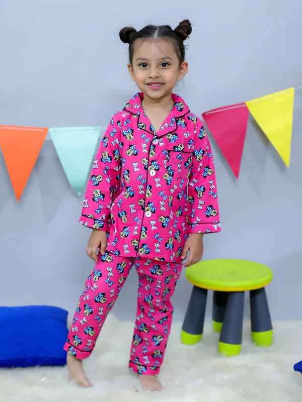Pink_Woven_Pure_Cotton_Printed_Night_Suit