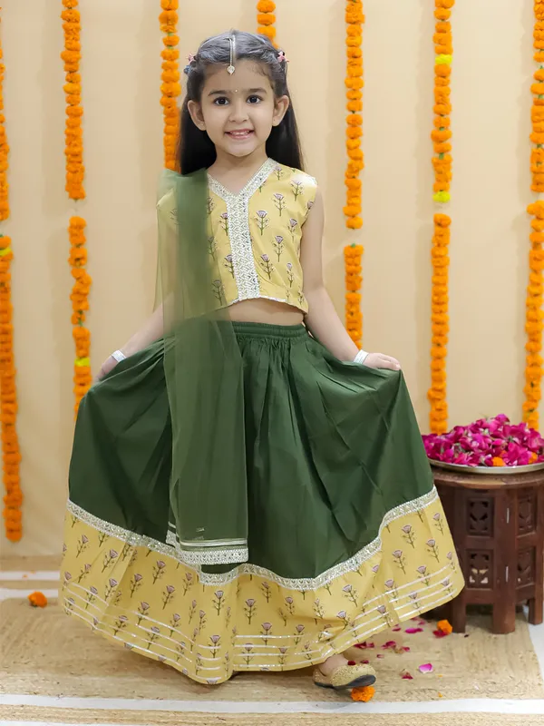 Green_Pure_Cotton_Printed_Lehenga_Choli