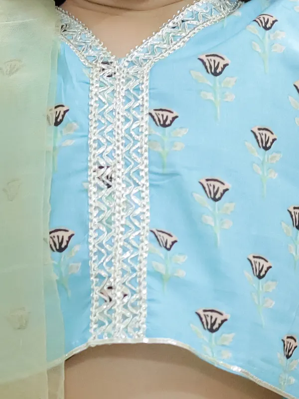 Sky_Blue_Pure_Cotton_Printed_Lehenga_Choli