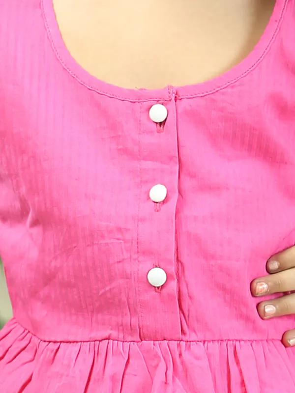 Pink_Pure_Cotton_Top_With_Shorts