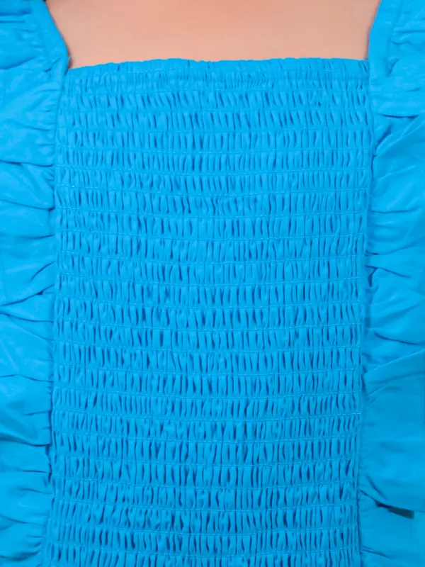 Blue_Pure_Cotton_Jumpsuit_With_Smoking