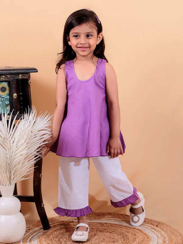 Purple_Pure_Cotton_Top_And_Pyjamas_With_Frill