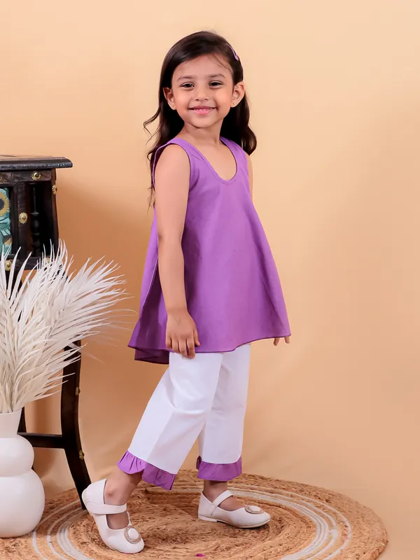 Purple_Pure_Cotton_Top_And_Pyjamas_With_Frill
