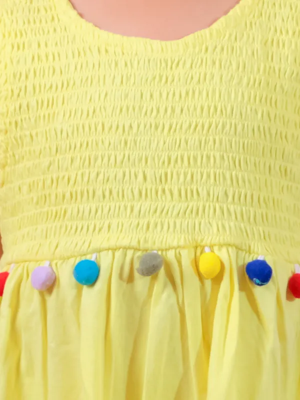 Yellow_Cotton_Smoking_One_Piece_Frock