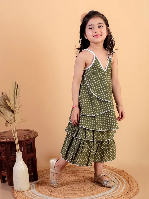 Green_Pure_Cotton_Printed_Top_And_Skirt_Set