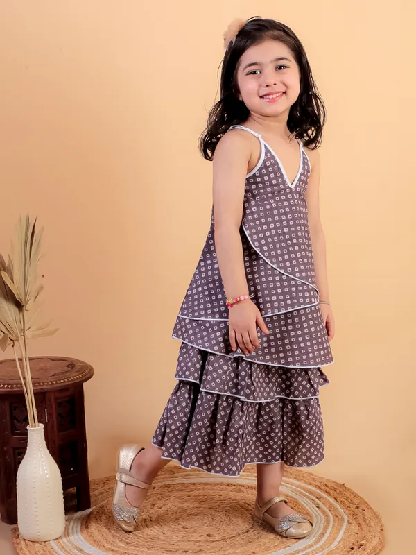 Voilet_Pure_Cotton_Printed_Top_And_Skirt_Set