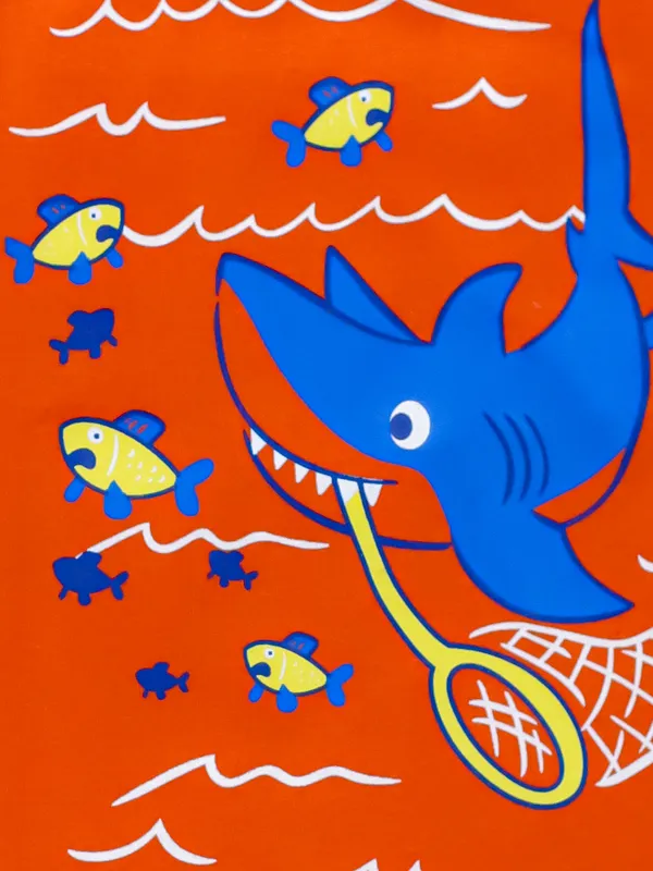 Orange_Cotton_Whale_Printed_T-Shirt