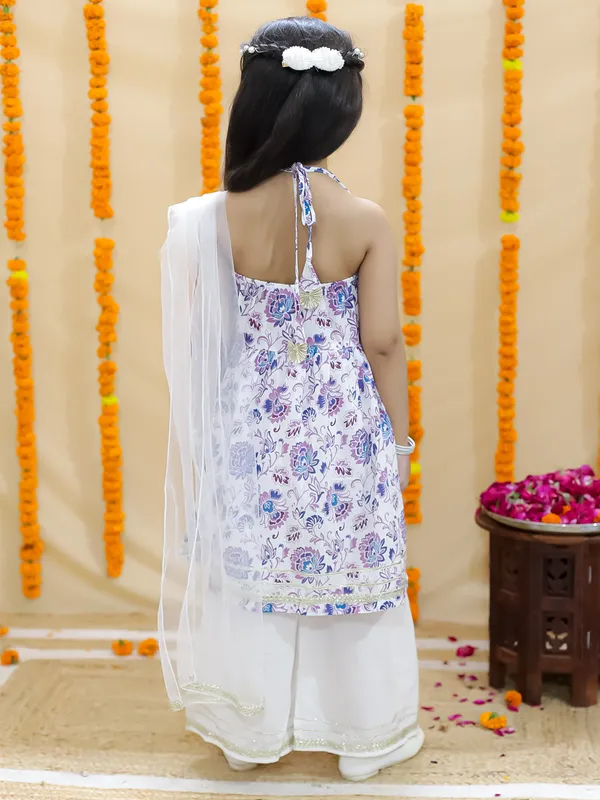 Purple_Floral_Printed_Regular_Pure_Cotton_Kurta_With_Sharara_&_With_Dupatta