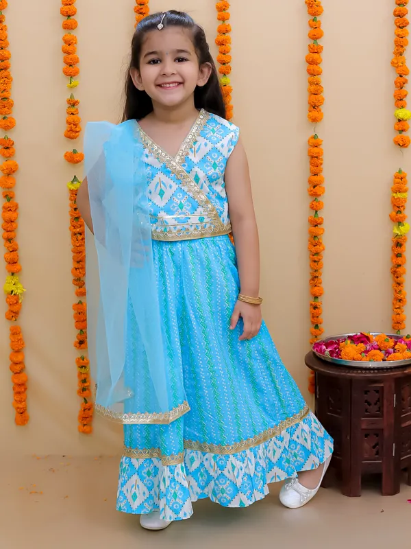 Blue_Ethnic_Motifs_Printed_Ready_To_Wear_Cotton_Lehenga_&_Blouse_With_Dupatta