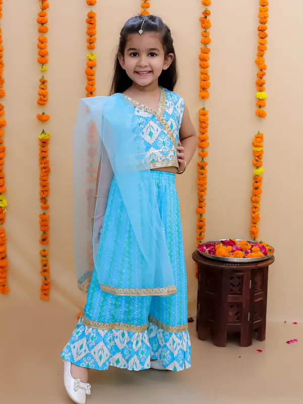 Blue_Ethnic_Motifs_Printed_Ready_To_Wear_Cotton_Lehenga_&_Blouse_With_Dupatta