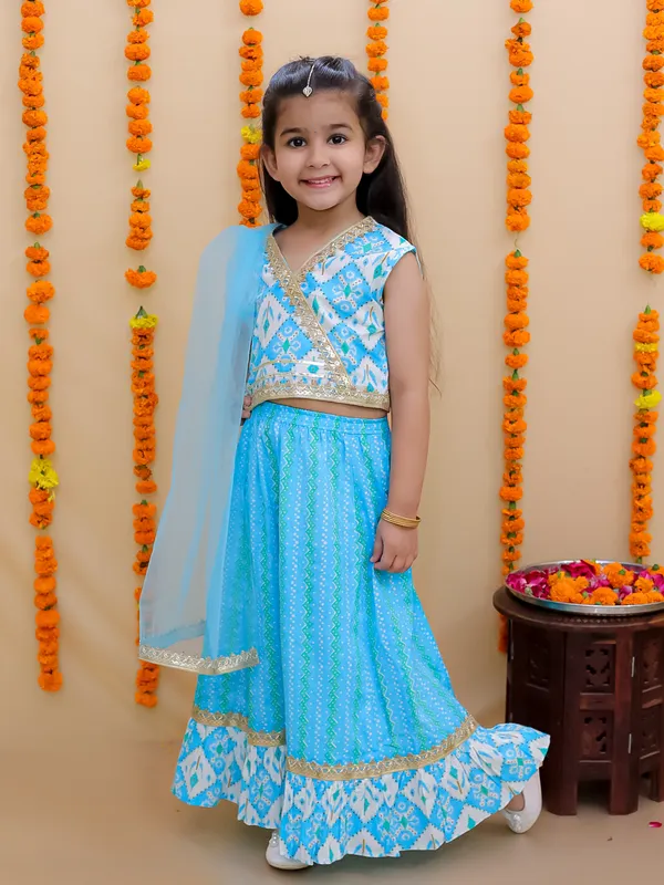 Blue_Ethnic_Motifs_Printed_Ready_To_Wear_Cotton_Lehenga_&_Blouse_With_Dupatta