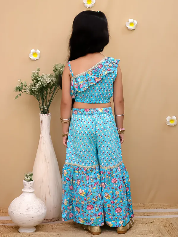 Junitos_Cotton_Woven__One_Shoulder_off_Printed__Top_with_Sharara__-_Sky_Blue