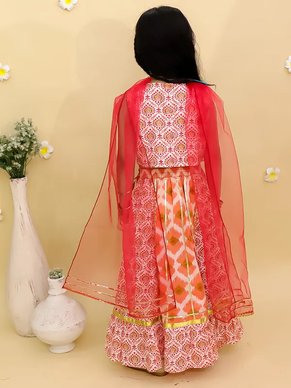 Junitos_Cotton_Woven_Sleeveless_Floral_Printed_Lehenga_Choli_with_Dupatta_-Orange