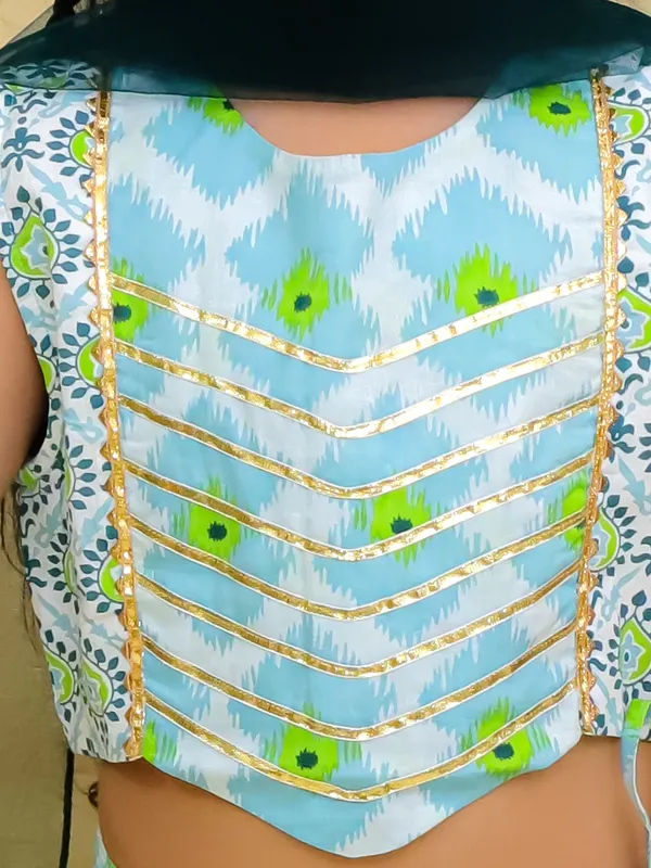 Junitos_Cotton_Woven_Sleeveless_Floral_Printed_Lehenga_Choli_with_Dupatta_-Sea_Green