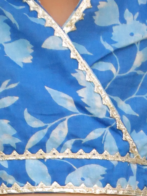Junitos_Pure_Cotton_Woven_Full_Sleeves_Frill_Leaf_Top_with_Stripe_Printed_sharara_Indo_Western_Set -Sky_Blue