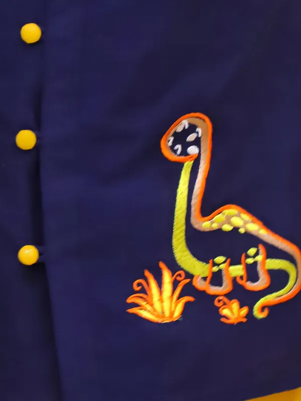 Junitos_Cotton_Woven_Full_Sleeves_Embroidered_Kurta_Dhoti_Set_-_Blue