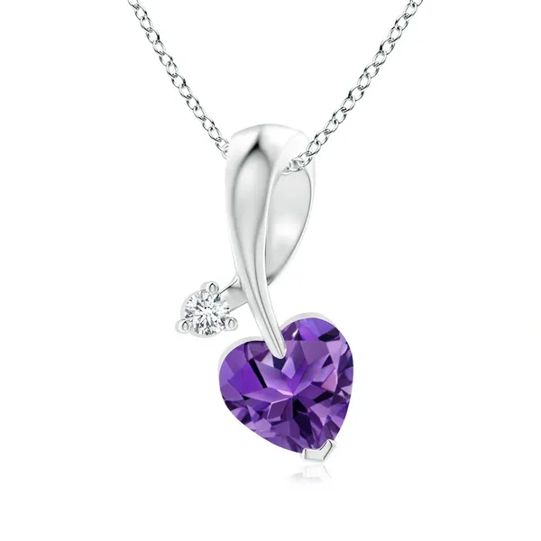 Purple_Amethyst_925_Pure_Sterling_Silver_Heart_Ribbon_Pendant