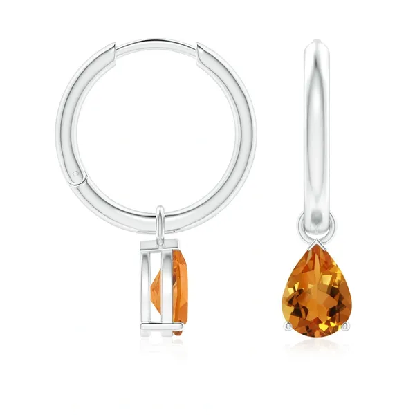 Yellow_Citrine_925_Sterling_Silver_Cluster_Set_Hinged_Earring