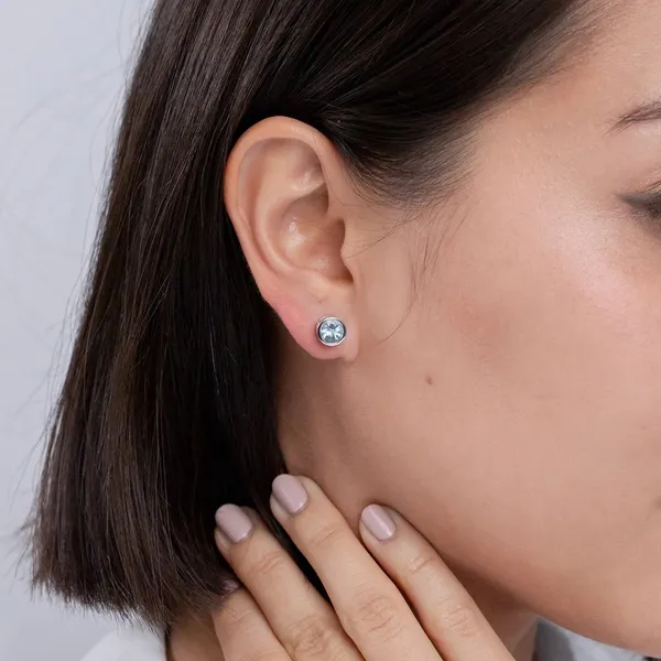 Blue_Aquamarine_925_Sterling_Silver_Prong_Set_Stud_Earring