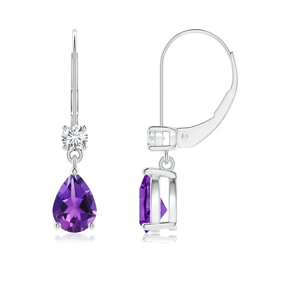 Purple_Amethyst_925_Sterling_Silver_Cluster_Set_Drop_Earring