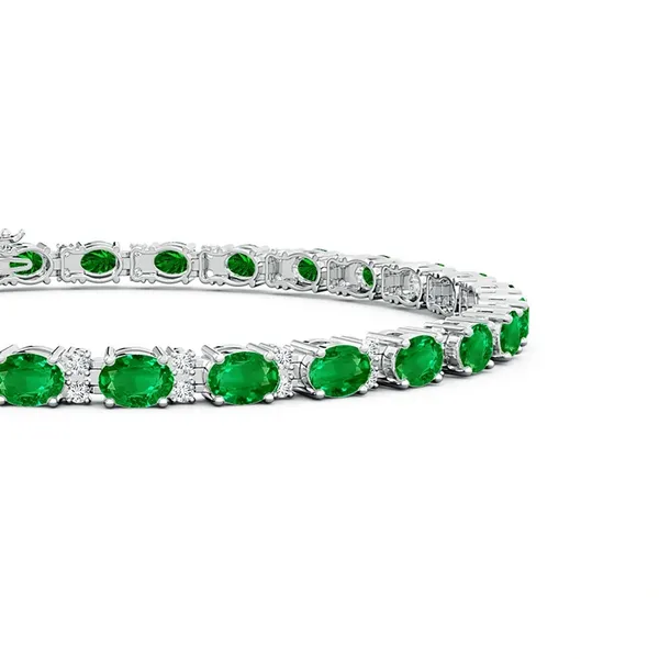 Green_Emerald_925_Sterling_Pure_Silver_Tennis_Bracelet