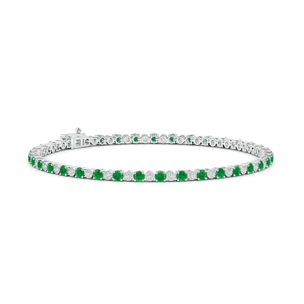 Green_Emerald_925_Sterling_Pure_Silver_Tennis_Bracelet
