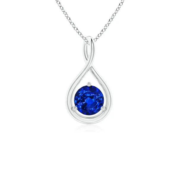 Blue_Sapphire_925_Pure_Sterling_Silver_Round_Infinity_Twist_Pendant