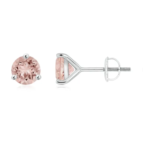 Peach_Morganite_925_Sterling_Silver_Martini_Set_Stud_Earring