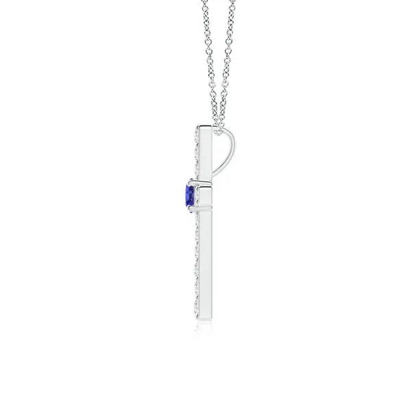 Blue_Tanzanite_925_Pure_Sterling_Silver_Round_Cross_Pendant