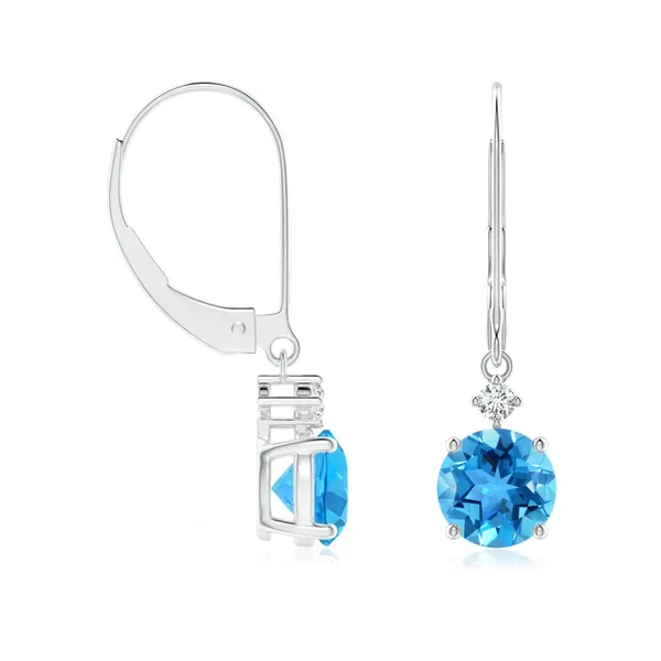 Blue_Topaz_925_Sterling_Silver_Cluster_Set_Dangle_Earring