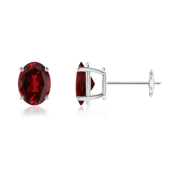 Red_Garnet_925_Sterling_Silver_Prong_Set_Stud_Earring
