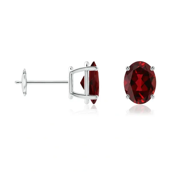 Red_Garnet_925_Sterling_Silver_Prong_Set_Stud_Earring