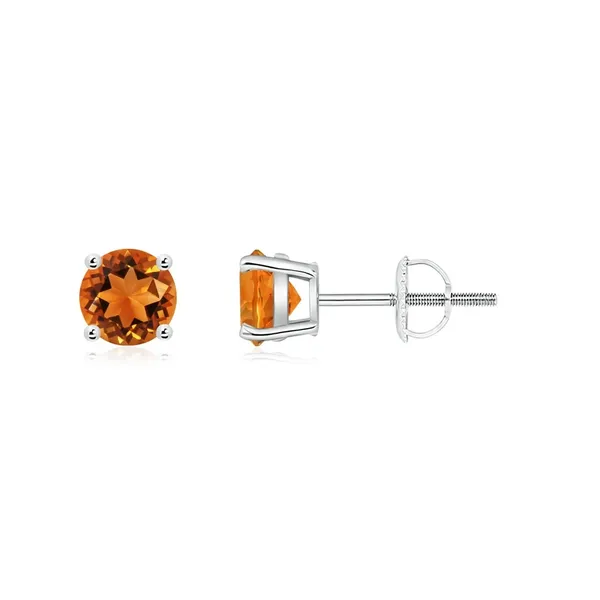 Yellow_Citrine_925_Sterling_Silver_Prong_Set_Stud_Earring