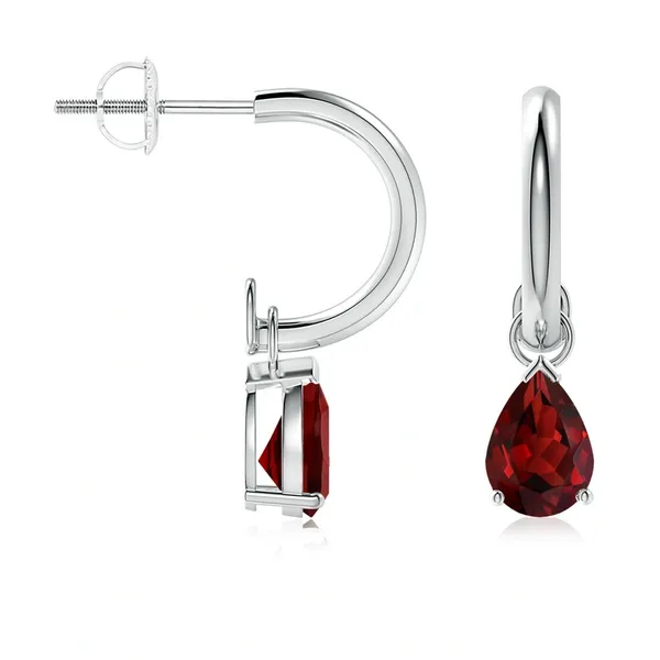 Red_Garnet_925_Sterling_Silver_Prong_Set_Drop_Earring