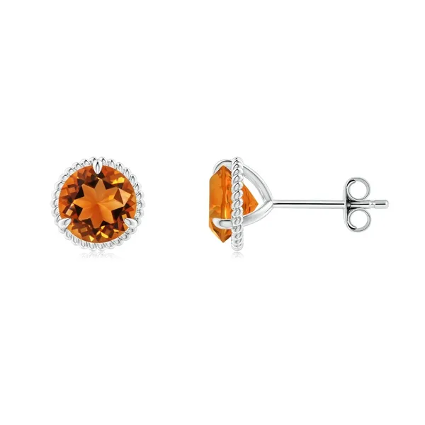 Yellow_Citrine_925_Sterling_Silver_Claw_Set_Stud_Earring