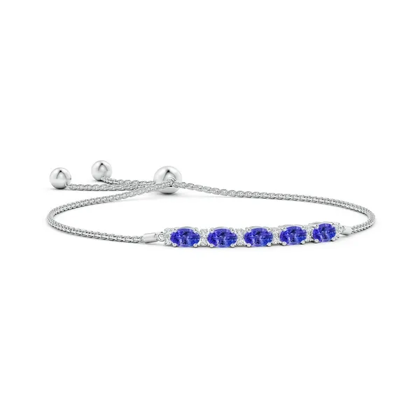 Blue_Tanzanite_925_Sterling_Pure_Silver_Bolo_Bracelet