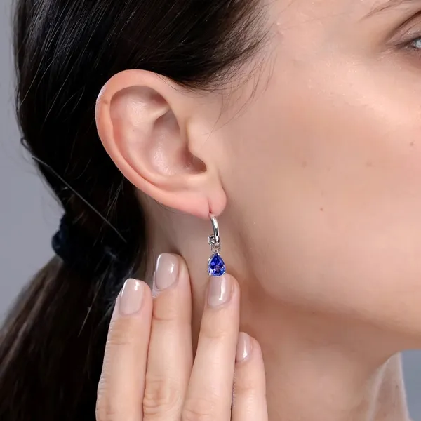 Blue_Tanzanite_925_Sterling_Silver_Prong_Set_Drop_Earring