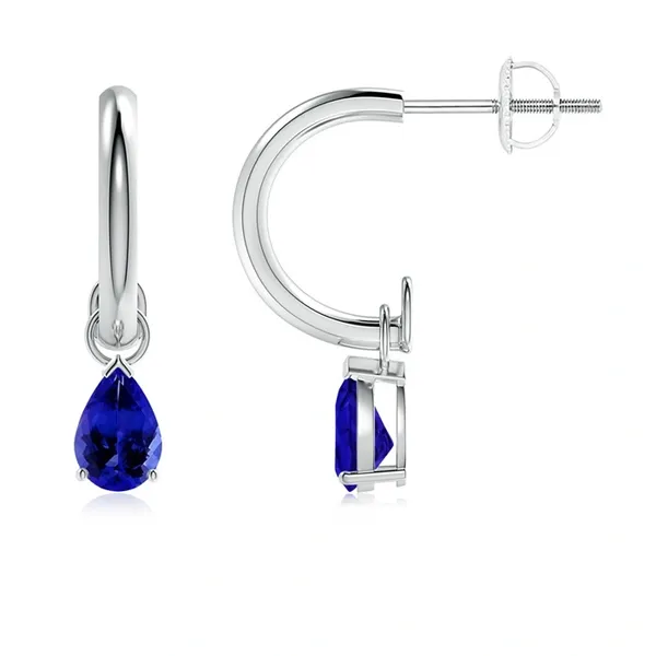 Blue_Tanzanite_925_Sterling_Silver_Prong_Set_Drop_Earring