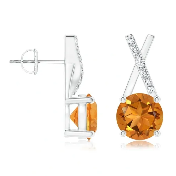 Yellow_Citrine_925_Sterling_Silver_Prong_Set_Stud_Earring